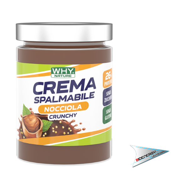 Why-CREMA SPALMABILE (Conf. 300 gr)   Nocciola Crunchy  